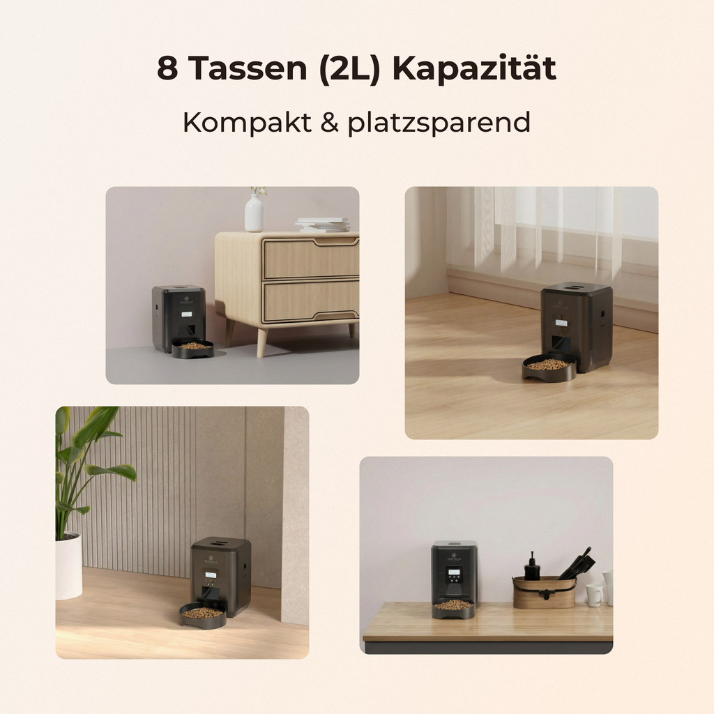 Automatischer Futterautomat für Haustiere