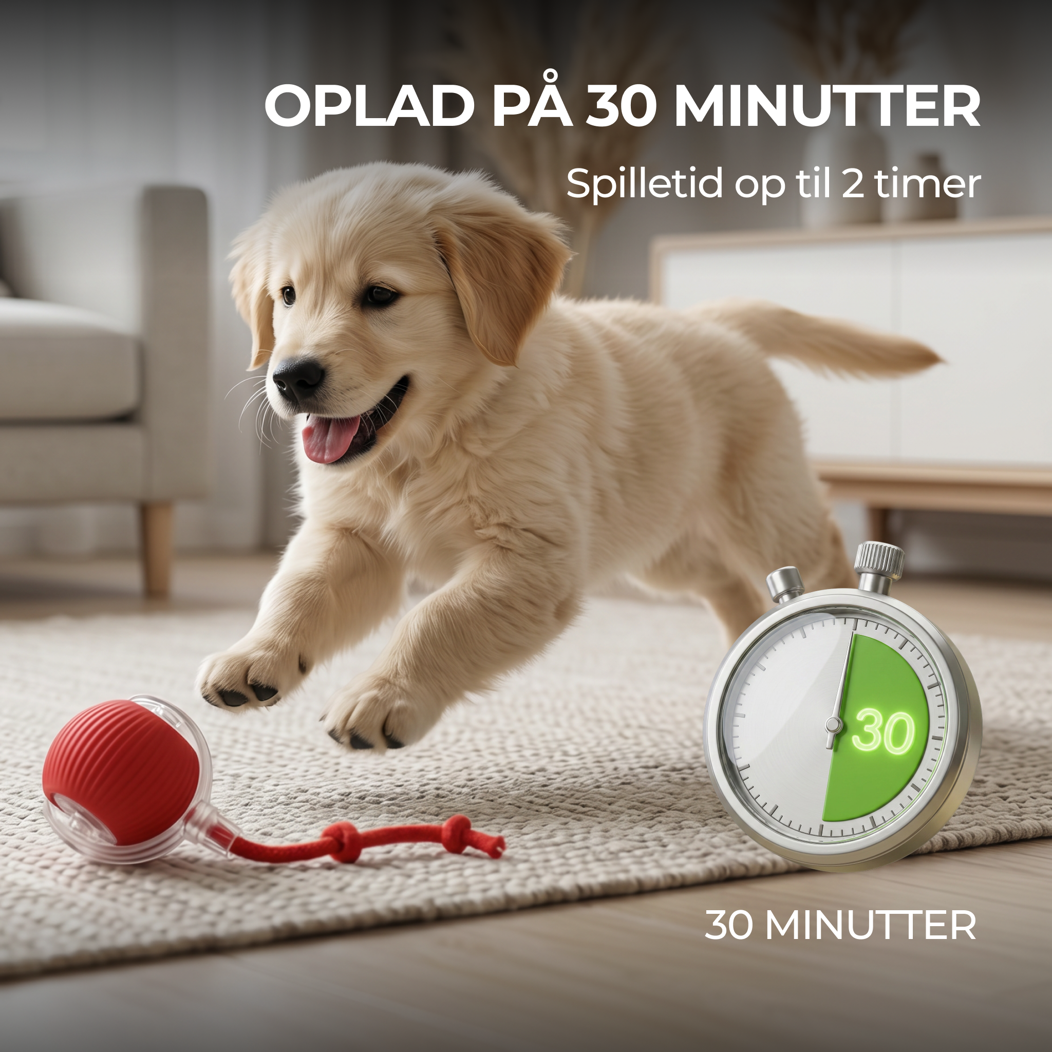 Selvspillende Rullende Kattebold
