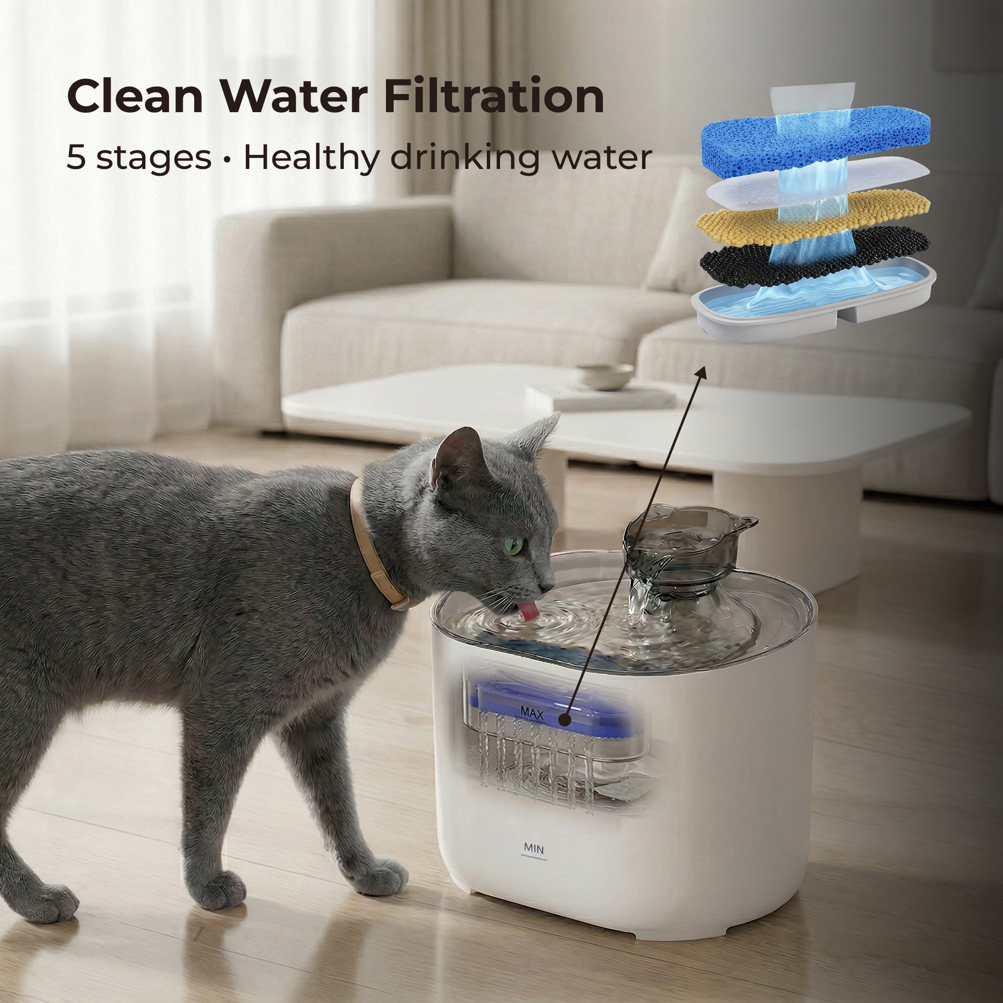 Pet Water Fountain