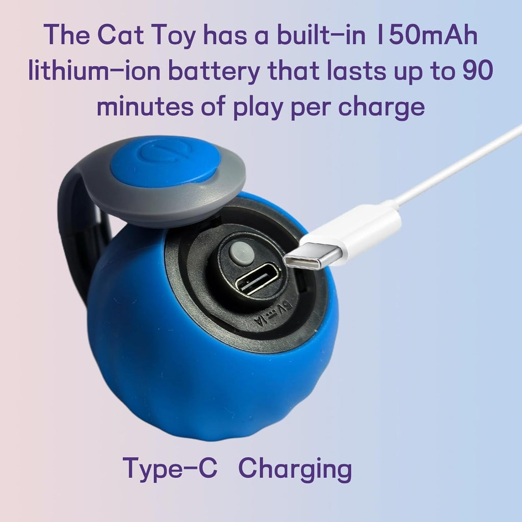 Interactive Auto Rolling Cat Toy Ball