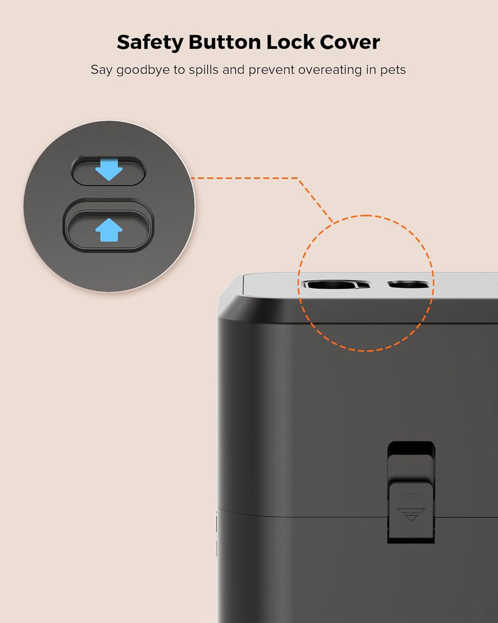 Automatic Pet Feeders - Timed Pet Feeder for Cats and Dogs with Dry Food Dispenser, Desiccant Bag, Programmable Portion Control, 4 Daily Meals, 10s Voice Recorder