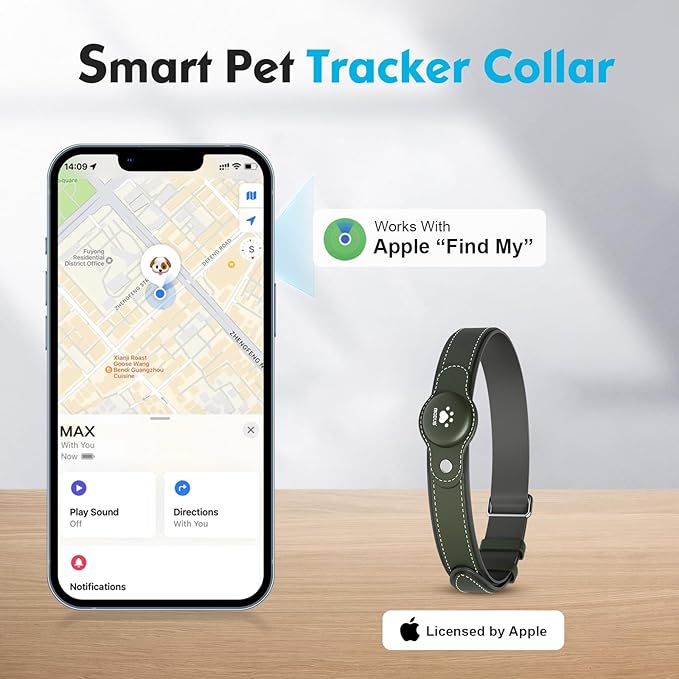 Pet Smart Collar GPS with Real-Time Location (Only IOS)