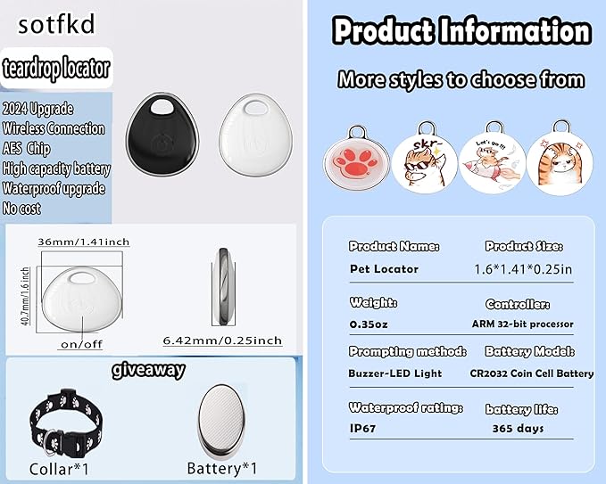 Pet Collar GPS Tracker (Only iOS)