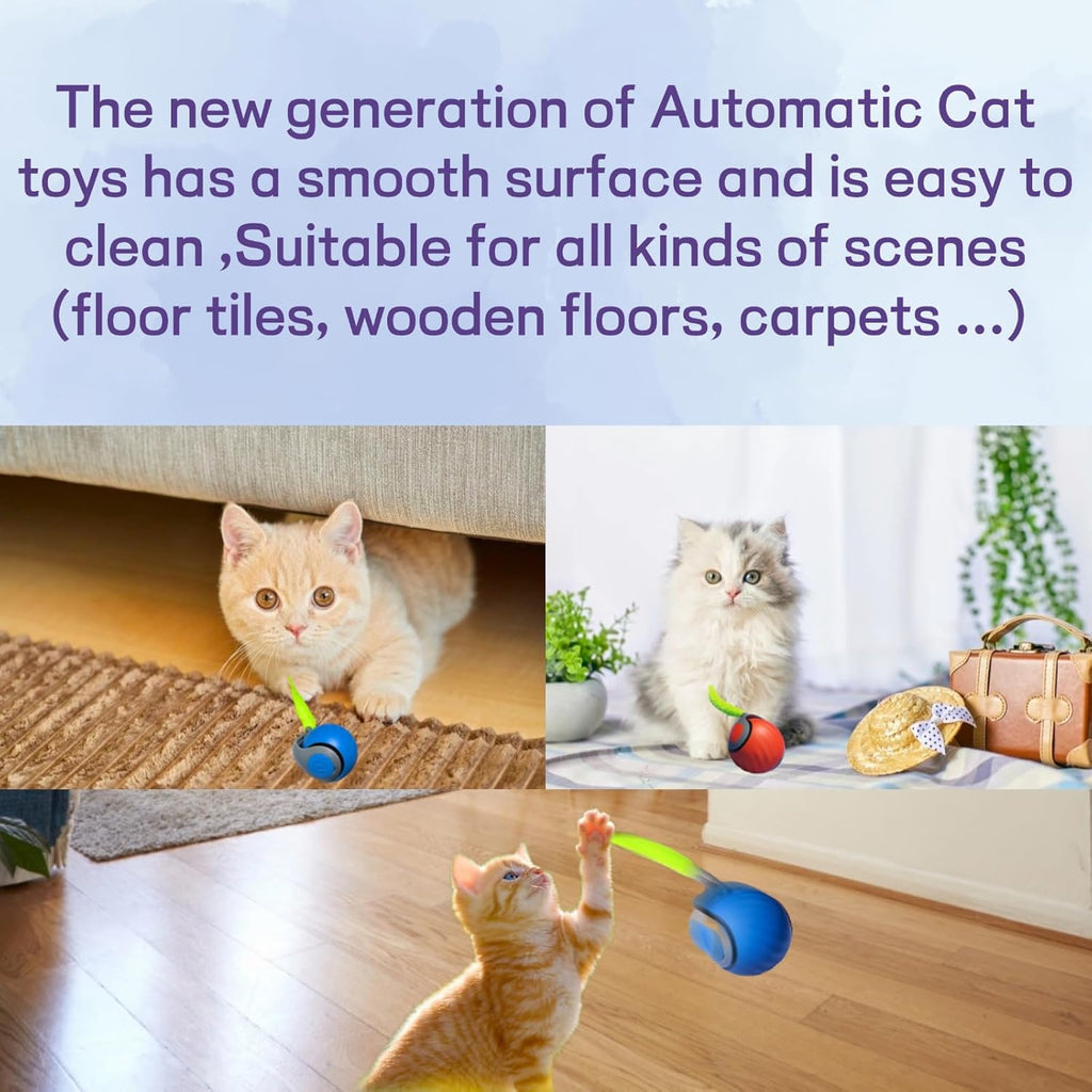 Interactive Auto Rolling Cat Toy Ball
