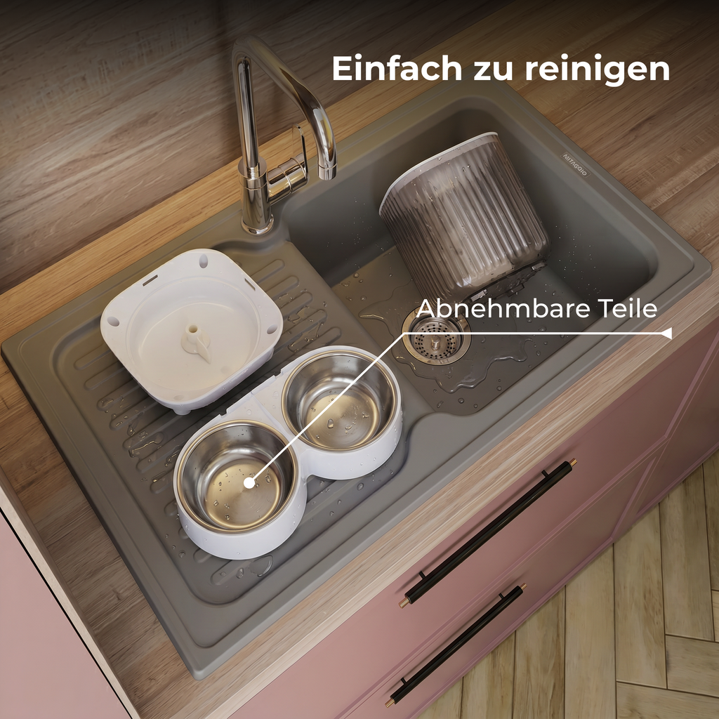 Automatischer 5L Futterautomat für Haustiere mit Kamera