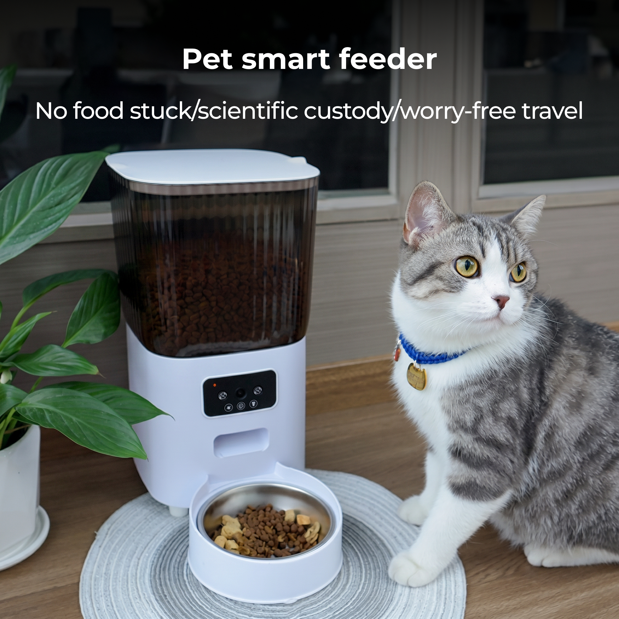 5L Automatic Pet Feeder with Camera